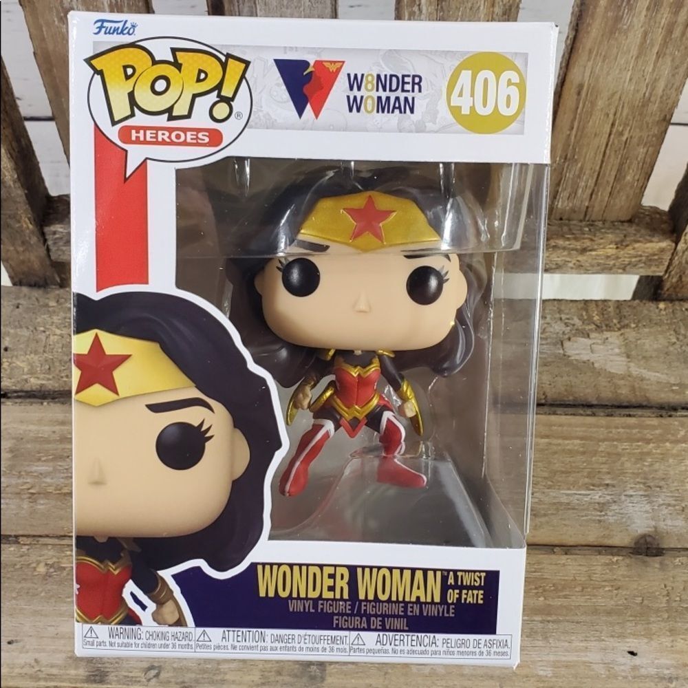 Funko Pop! Wonder Woman 80th Anniversary A Twist Of Fate Pop!